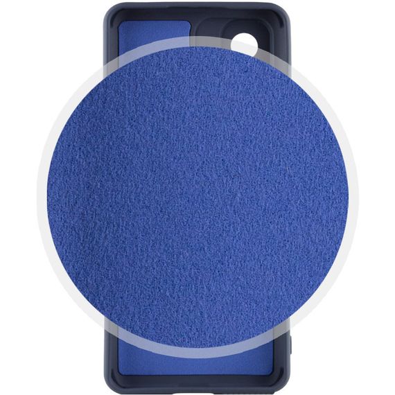 Чехол Silicone Cover Lakshmi Full Camera (AAA) для Xiaomi Redmi 10C Темно-синий / Midnight blue | Зображення 1
