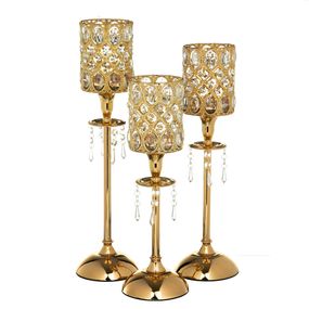 Три подсвечника Luxio Stuly Goldish