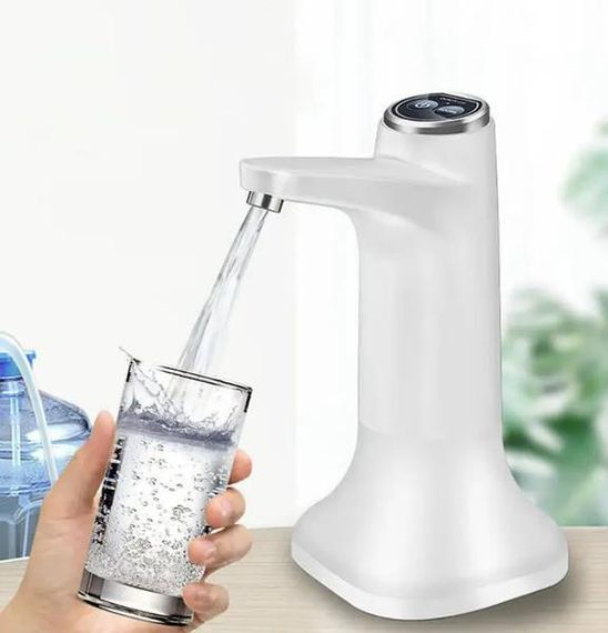 Помпа для води електрична із сенсорним керуванням Біла