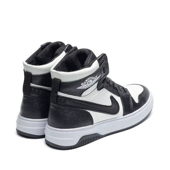 зимові шкіряні ботинки Nike Air Max колір чорний/ білий | Зображення 2