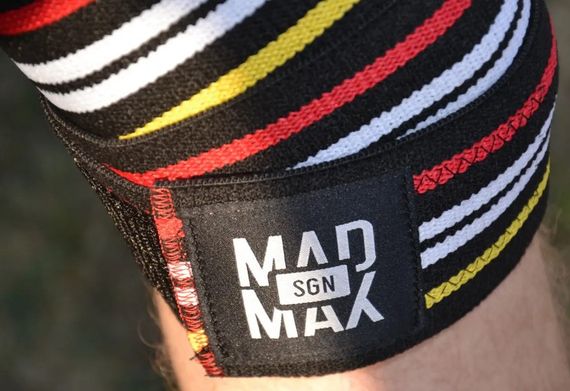 Бинти на коліна MadMax MFA-292 Knee Wraps Black (MFA-292-U) | Зображення 4