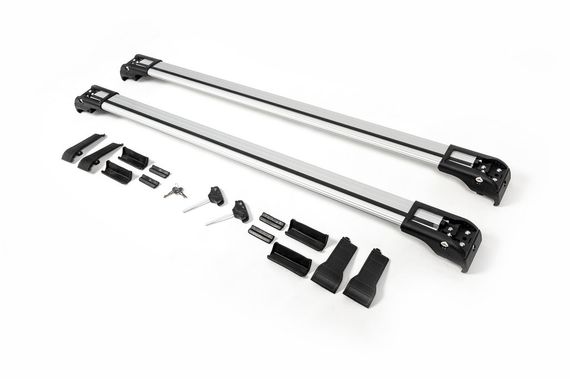 Перемички на інтегровані рейлінги під ключ Wingbar V2 (2 шт) Сірий для Hyundai Tucson TL 2016-2021рр | Зображення 3