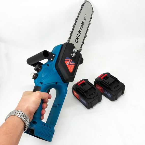 Мини-пила с перезаряжаемой батареей DOMOTEC Chain Saw 12" (30см), FV-523 Аккамуляторная пила | Зображення 4
