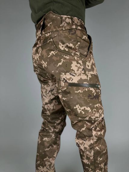 Штани тактичні штормові демісезонні ULTIMATUM Soft Shell Піксель | Зображення 4