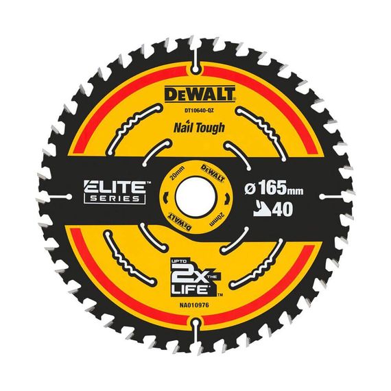 Диск пильний ELITE EXTREME 165*20мм DeWALT DT10640