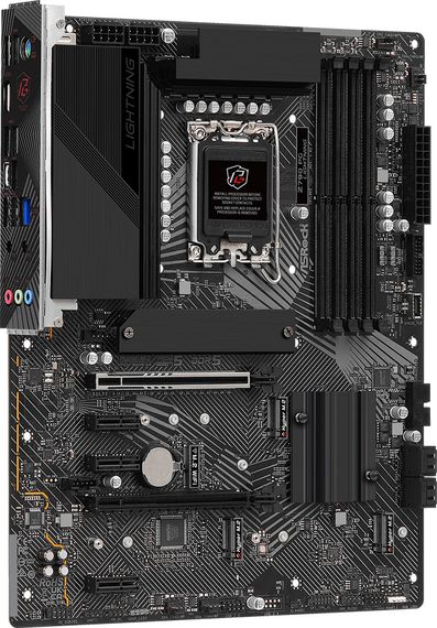 AsRock Z790 PG LIGHTNING (1700/Z790, 4*DDR5, 2*PCIex16, HDMI/eDP, 4xSATA, 4xM.2, 2.5Glan, 7.1ch, ATX