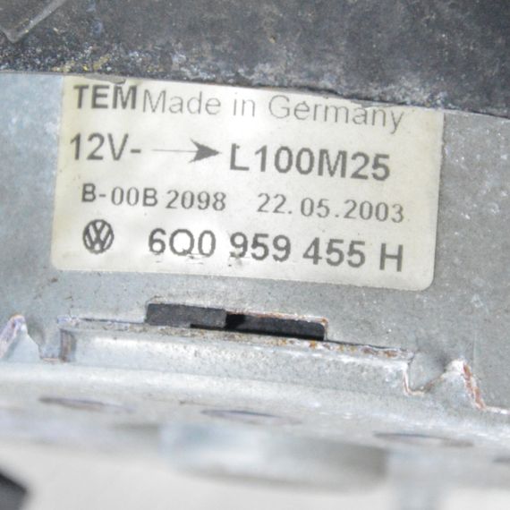 Вентилятор радіатора основний Skoda Fabia I 1999-2008 моторчик Шкода Фабія 6Q0959455H | Зображення 2