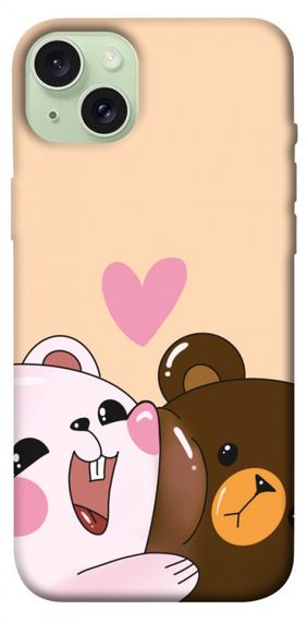 Чохол з картинкою Ведмежата для Apple iPhone 15 Plus (6.7")