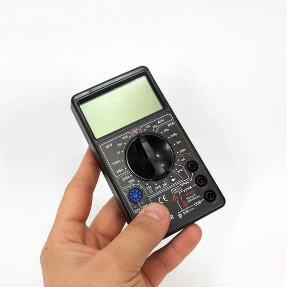 Цифровий мультиметр Digital DT700B з великим дисплеєм, тестер для вимірювання напруги, якісний | Зображення 8