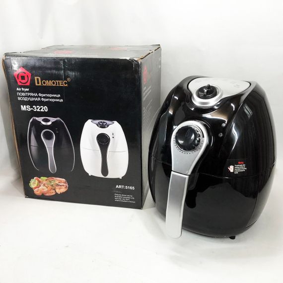 Фритюрниця без олії та жиру Domotec MS-3220 1300 Вт 4, 5 л, Домашня фритюрниця електрична без олії XT-93 | Зображення 5