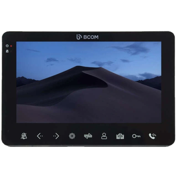 BCOM BD-780FHD Black Відеодомофон - Монітори