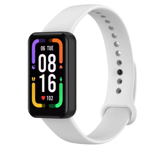 Силіконовий ремінець Primo для фітнес браслета Xiaomi Redmi Smart Band Pro (M2101B1 / BHR5501GL) - White | Зображення 2