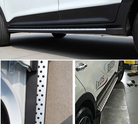 Боковые подножки V1 (2 шт) для Hyundai Creta 2014-2024 | Зображення 1