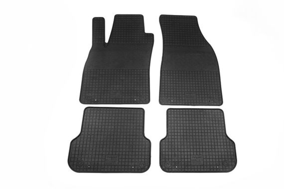 Резиновые коврики Polytep (4 шт, резина) для Ауди A4 B6 2000-2004 гг | Зображення 1