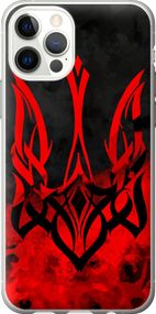 Чехол на iPhone 12 Pro Герб Украины v2 "5312u-2052-17620"