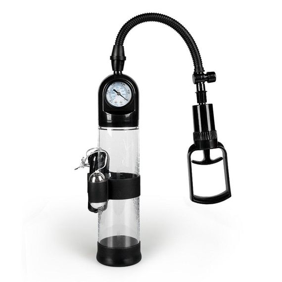 Вакуумна помпа з вібрацією Boss Series: Powerpump MASTER Vibrating - Black&Clear, BS6000034 sexstyle | Зображення 1