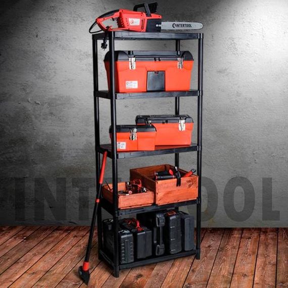 Стелаж 5 полиць, 28" 710*380*1713 мм INTERTOOL BX-7028 | Зображення 1