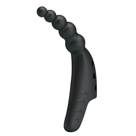 Вібратор на палець Pretty Love Honey Finger, чорний, 12,2 × 2,1 см Sex Aura | Зображення 1