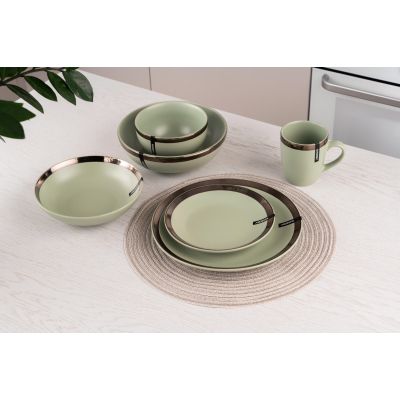 Тарілка Ardesto Liguria Soup 20 см Green Bay (AR2920LGC) | Зображення 3