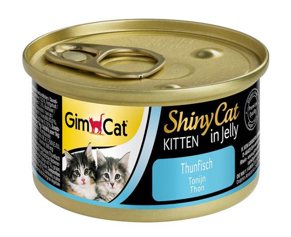 Вологий корм для кошенят GimCat Shiny Cat 70 г (тунець)