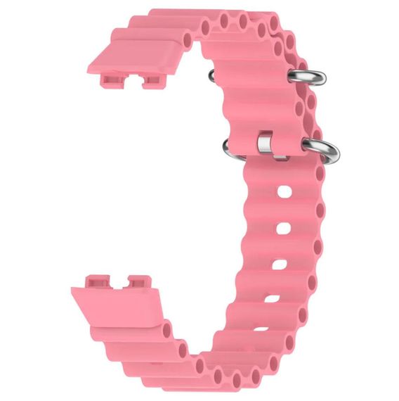 Ремінець Primo Ocean силіконовий для смарт-годинника Huawei Band 10 / Band 9 / Band 8 - Pink | Зображення 3