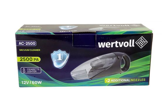 Пылесос автомобильный Wertvoll - 60Вт x 12В (AC-2500) | Зображення 7