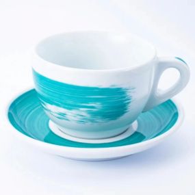 Чашка Ancap cappuccino large 260 мл, серія Verona Millecolori Green (38446)