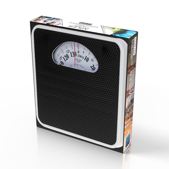 Ваги підлогові механічні Adler AD 8179 чорні до 136 кг з класичною аналоговою шкалою | Зображення 5