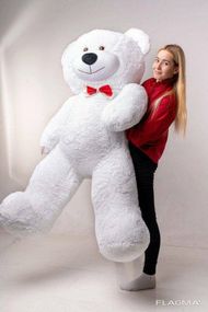 Большой плюшевый мишка Yarokuz Ричард 2 метра Белый