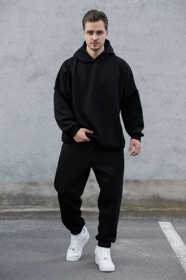 Спортивний костюм на флісі Without Miror Black