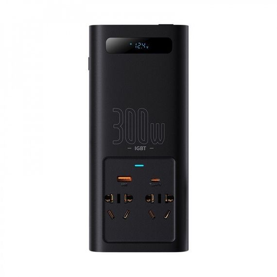 Автомобільний Інвертор Baseus In-car Inverter 300W (220V CN/EU)