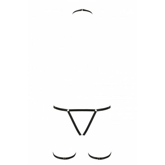 Портупея-стрепи на все тіло BRENDA black XXL/XXXL - Passion Exclusive | Зображення 5