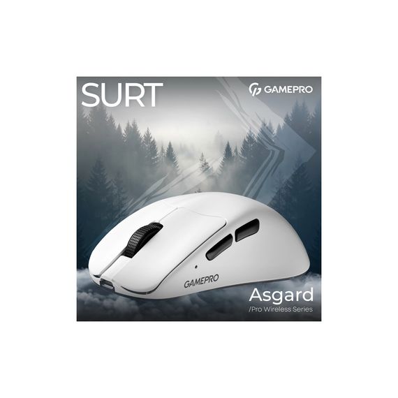Мишка GamePro Asgard Surt Wireless/Bluetooth/USB White (GM017W) | Зображення 4