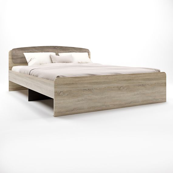 Двоспальне ліжко Еверест Асторія з двома ящиками 160х200 см сонома/трюфель (EVR-2489) | Зображення 4