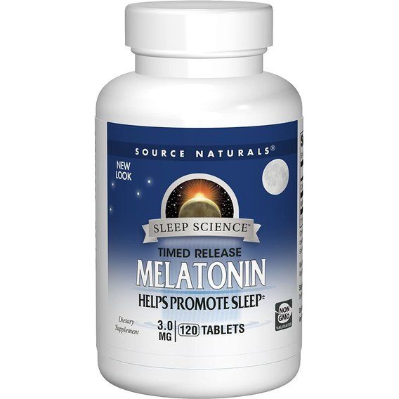 Мелатонин для сна Source Naturals Melatonin 3 mg 120 Tabs
