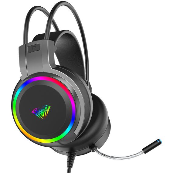 Навушники Aula S608 Wired Gaming Headset 3.5mm*2 + USB Black (6948391235509) | Зображення 1