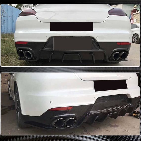 Дифузор заднього бампера (2013-2016, Карбон) для Porsche Panamera рр | Зображення 2