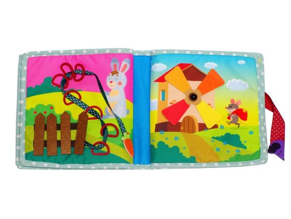 Текстильна розвиваюча книга для малят Bambini "Кошеня" 403648 | Зображення 2