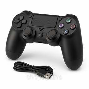 Джойстик DOUBLESHOCK для PS 4, игровой беспроводной геймпад PS4/PC аккумуляторный джойстик. Цвет: черный MS-49