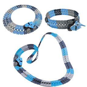 Інтерактивний трек з інерційною машинкою SHT 5510-3 Shark Trak (92pcs/1CAR) Blue