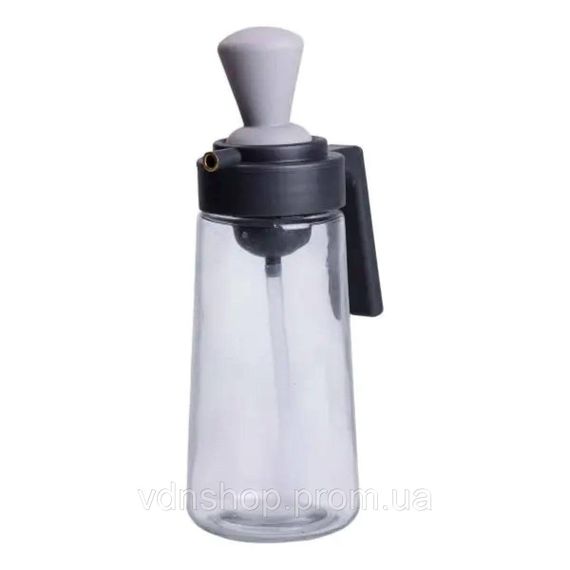 Пляшка для олії з дозатором 550 мл скляна пляшка для оливкової та соняшникової олії HP-1350 | Зображення 1