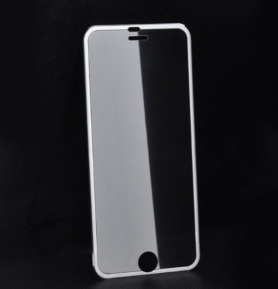3D Metall защитное стекло для iPhone 7 Plus / iPhone 8 Plus - Silver | Зображення 3