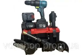 Набор электроинструментов в чемодане 9в1