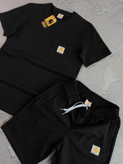 Набір Carhartt  футболка та  шорти  чорний | Зображення 6