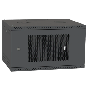 IPCOM 4U 600x450 Шафа телекомунікаційна двері перф (чорна) - Серверні шафи
