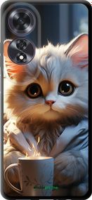 Чохол на Oppo A60 4G Білий кіт "5646b-3702-2448"
