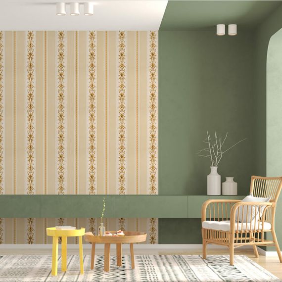 Панель стінова 3D 700х700х4мм Золотий орнамент SW-00001999 | Зображення 4