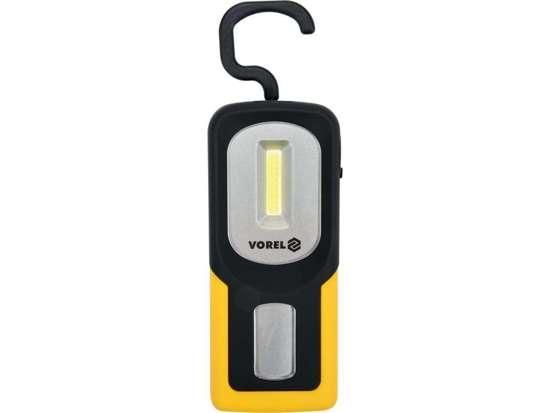 Фонарь COB LED Польша 3 Вт аккумулятор Li-Ion 5 режимов VOREL-82723 | Зображення 1