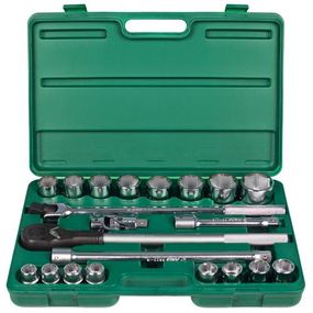 Набір торцевих головок 3/4"DR 19-50мм, 21 предм (6621MB) HANS