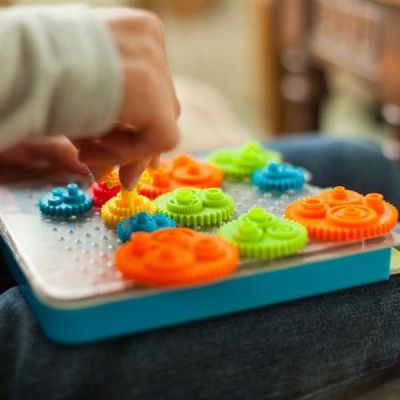 Ігровий набір Fat Brain Toys Різнокольорові Шестерінки Crankity (F140ML) | Зображення 4